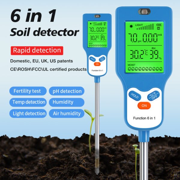 Six in One Soil  Tester+Soil  Tester+SPH050 - 图片 2
