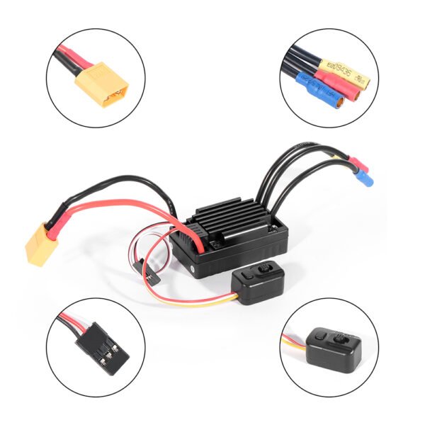 HG35A brushless ESC XT60 plug(black)+Plug+EA001B-XT60 - 图片 9