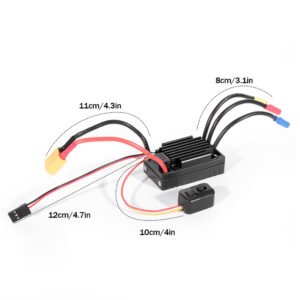HG35A brushless ESC XT60 plug(black)+Plug+EA001B-XT60