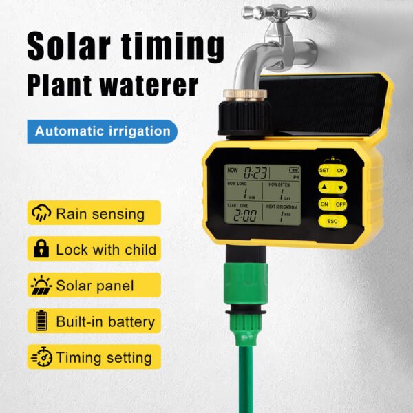 Timing Single Hole Waterproof Water Valve+SBT007 - 图片 2