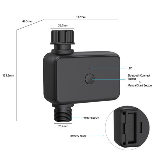 Remote Automatic Mobile APP Control Watering Device+SBT001 - 图片 8