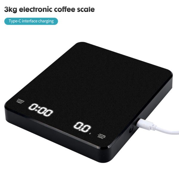 3kg Professional Electronic Timing Coffee Scale+S135 - 图片 6