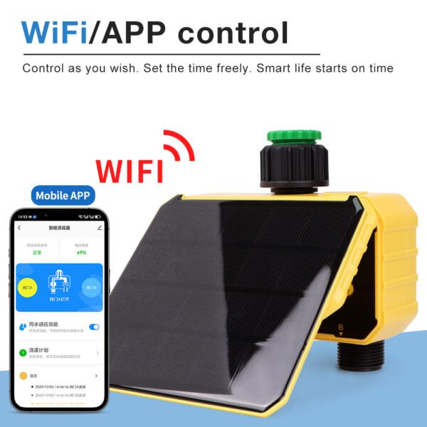 2 Outlets Wifi Solar Watering Device+SBT010 - 图片 4