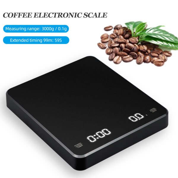 3kg Professional Electronic Timing Coffee Scale+S135 - 图片 4