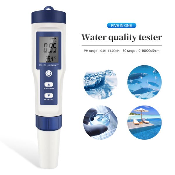 5 in 1 PH TDS EC Temperature Water Quality Tester+PH111/PH111BL - 图片 4