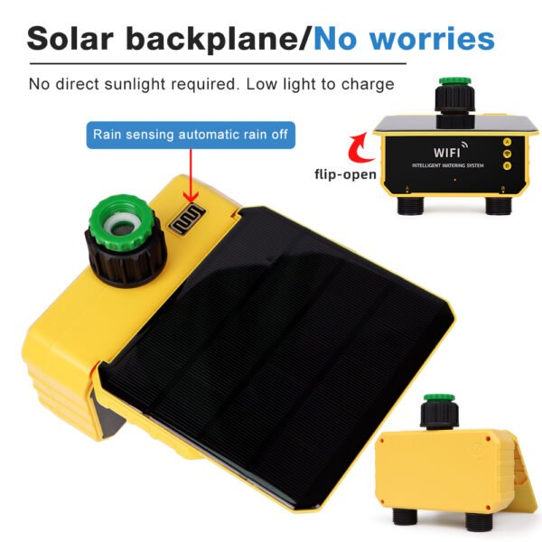 2 Outlets Wifi Solar Watering Device+SBT010 - 图片 5
