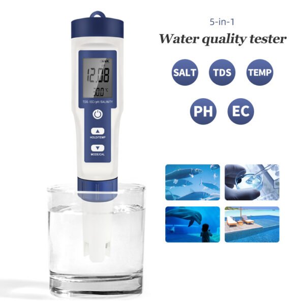 5 in 1 PH TDS EC Temperature Water Quality Tester+PH111/PH111BL - 图片 5