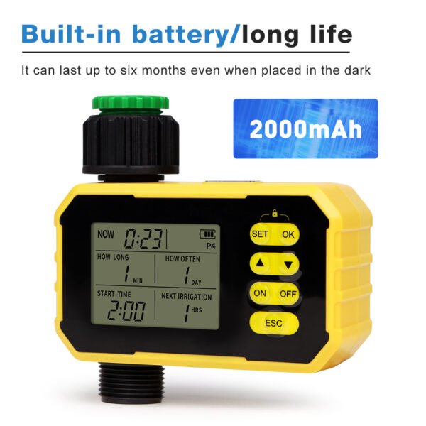 Timing Single Hole Waterproof Water Valve+SBT007 - 图片 7