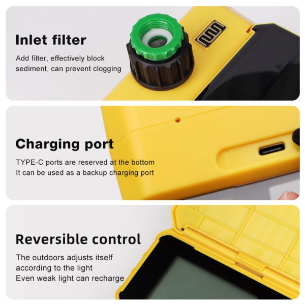 Smart Solar Timing Dual-Channel Water Valve+SBT009 - 图片 8