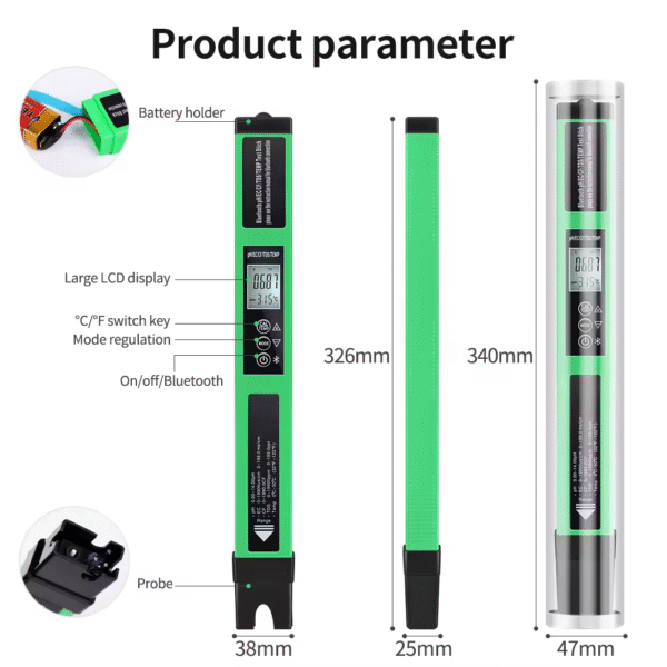 Five in one hydroponic thickness gauge with Bluetooth+BT700 - 图片 3