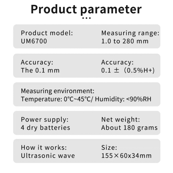 UM6500/6700 Ultrasonic Thickness Gauge+HTY094/HTY095/HTY096 - 图片 3