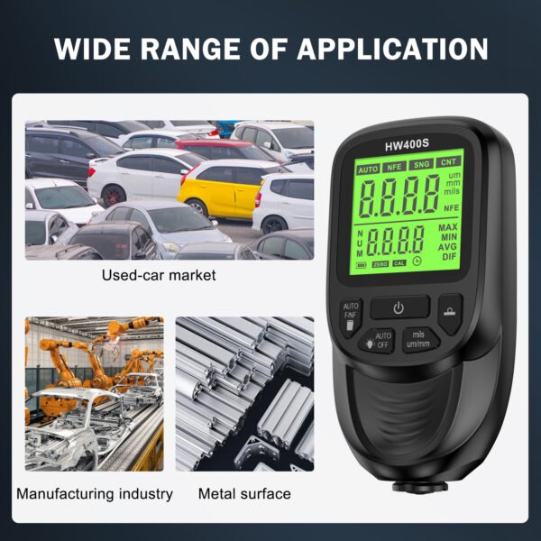 HW400S Coating Thickness Gauge+GM400S - 图片 3