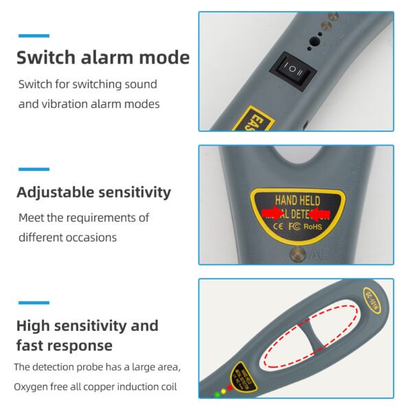 Hand held metal detector+GM08 - 图片 6