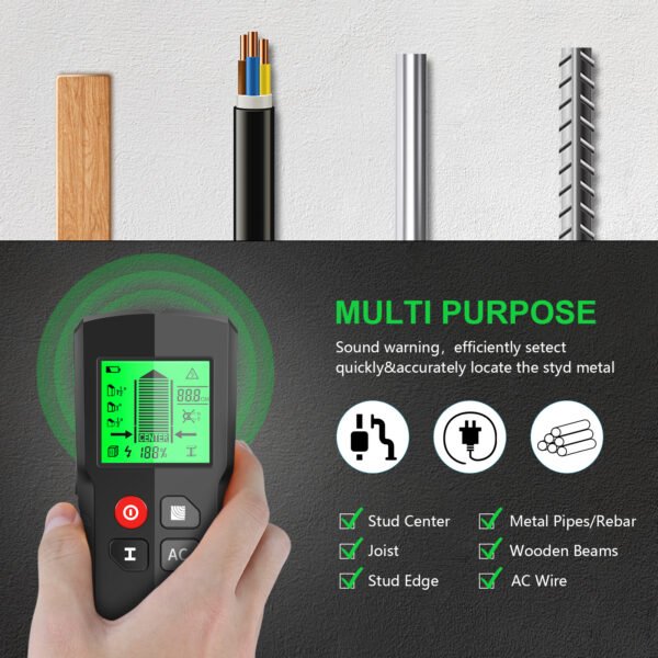 5 in 1 Wall Detector Metal Detector+VA0103 - 图片 6