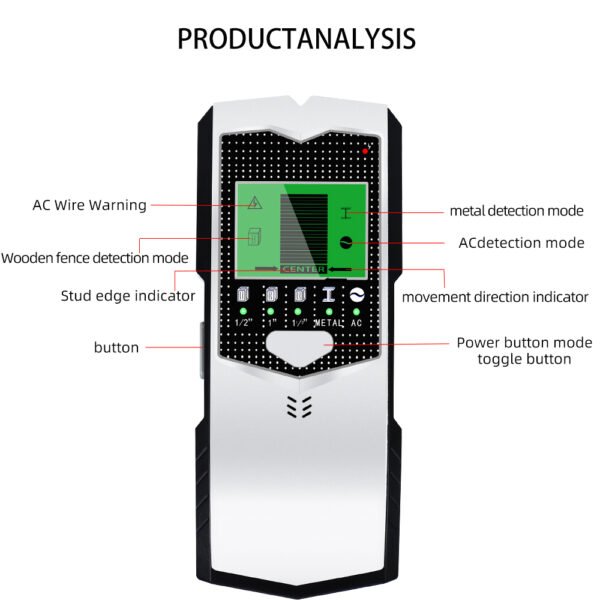 5 in 1 multifunctional wall detector+VA0100 - 图片 2
