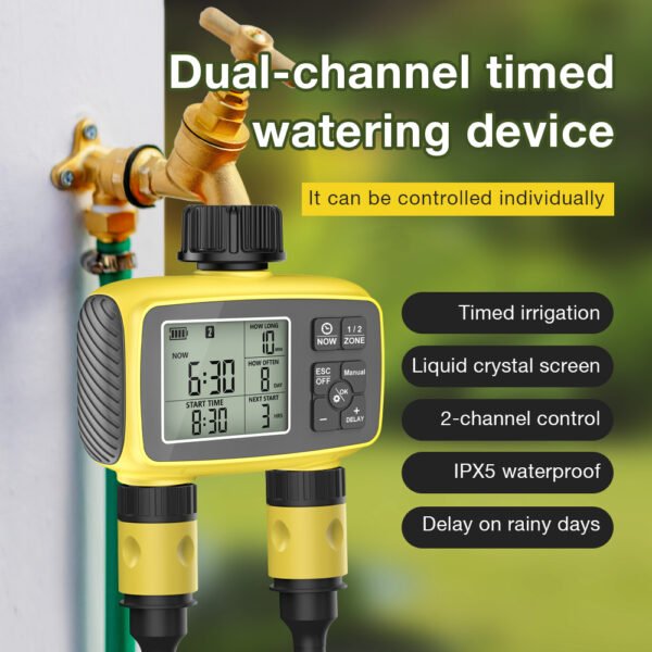Dual-channel timed watering device+SBT027 - 图片 2