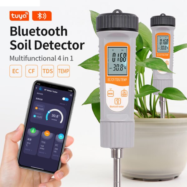 4 in 1 Soil Detector TDS EC CF Temp+BT761 - 图片 2