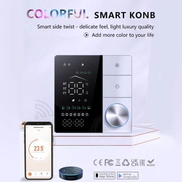 WiFi Smart Control Room Thermostat +WH143 - 图片 2