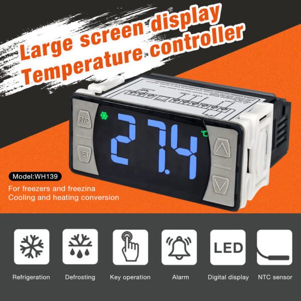 Large Screen NTC Sensor Temperature Controller+WH139 - 图片 2