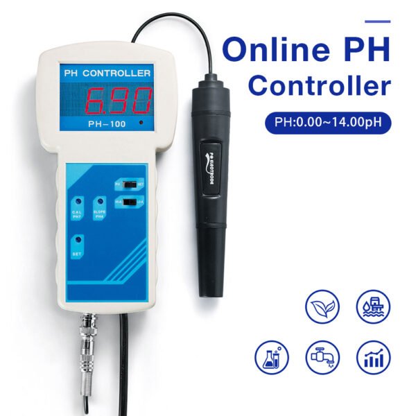 Portable LCD Display Online PH Controller PH879EU - 图片 2