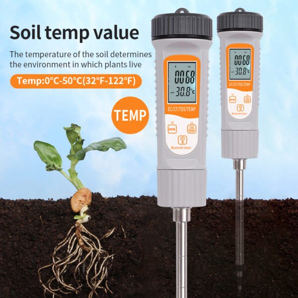 4 in 1 Soil Detector TDS EC CF Temp+BT761 - 图片 7