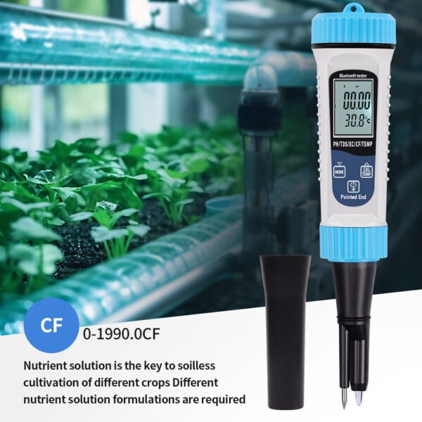 5 in 1 Water Quality Tester PH TDS EC CF Temp+BT811 - 图片 11