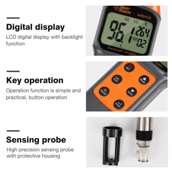 Hot Sale Portable Dissolved Oxygen Meter AR8406 - 图片 11