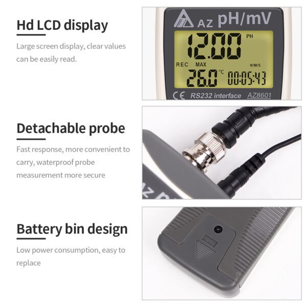 Multi-function Water Quality Tester+AZ8601 - 图片 5