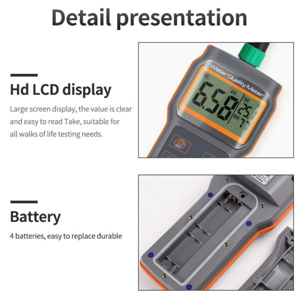 AZ-86021 New Upgrade Multifunctional Dissolved Oxygen Detector+AZ-86021(DO) - 图片 9