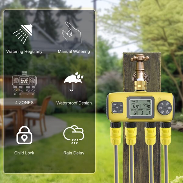 4-channel Irrigation timer+SBT038 - 图片 3