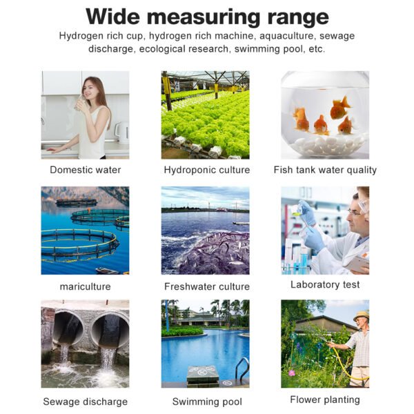 3 in 1 Water Quality Test Pen H2 ORP Temp Tester + PH317 - 图片 3