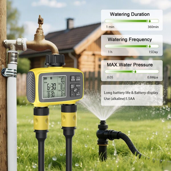 Dual-channel timed watering device+SBT027 - 图片 4