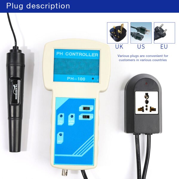 Portable LCD Display Online PH Controller PH879EU - 图片 4