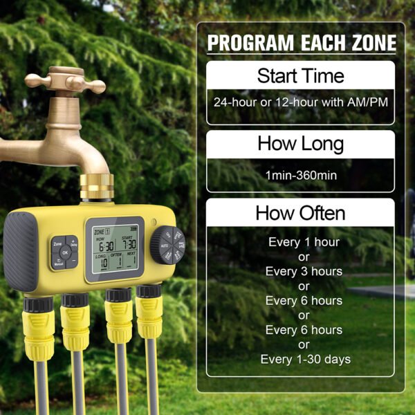 4-channel Irrigation timer+SBT038 - 图片 5