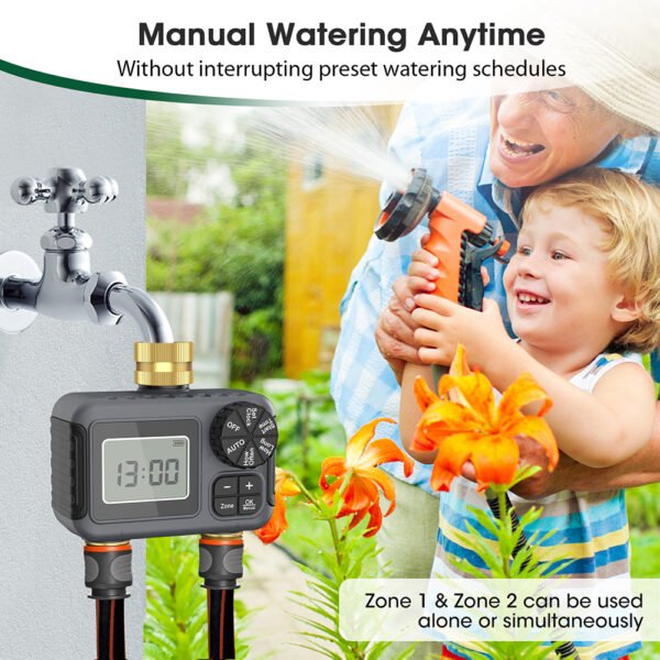 2-ZONE Digital Water Timer+SBT040 - 图片 5