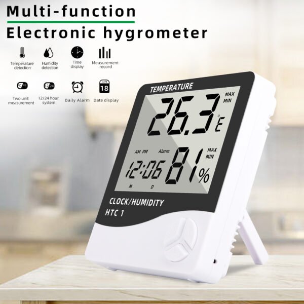 Digital Multi-Function Thermometer Hygrometer+HYT014 - 图片 4