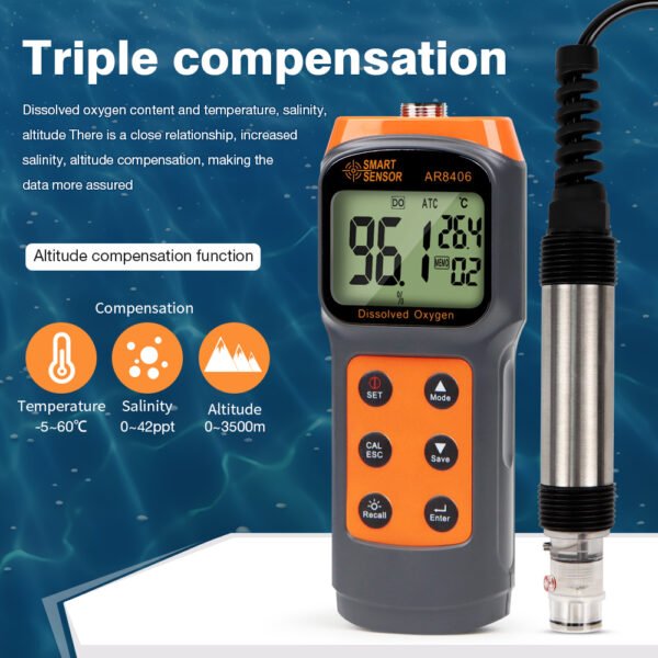 Hot Sale Portable Dissolved Oxygen Meter AR8406 - 图片 6