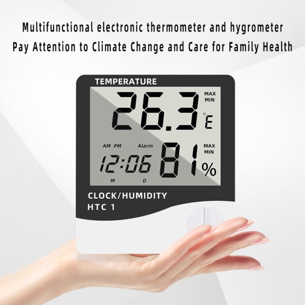 Digital Multi-Function Thermometer Hygrometer+HYT014 - 图片 5