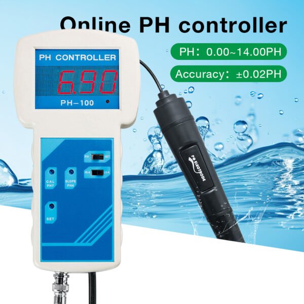 Portable LCD Display Online PH Controller PH879EU - 图片 6