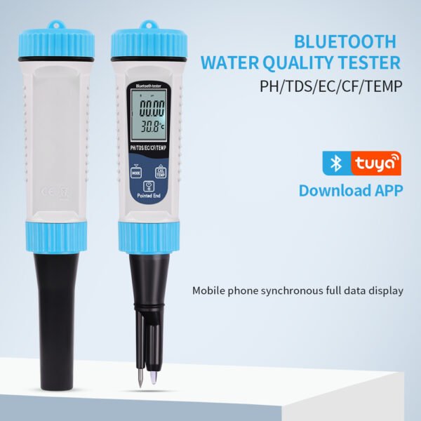 5 in 1 Water Quality Tester PH TDS EC CF Temp+BT811 - 图片 7