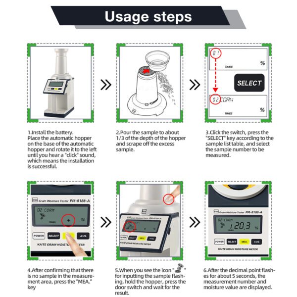 Grain Moisture Tester +HYT221 - 图片 7
