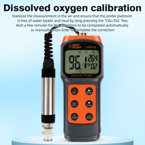 Hot Sale Portable Dissolved Oxygen Meter AR8406 - 图片 7