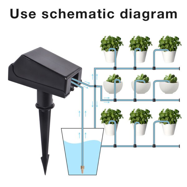 Solar-powered automatic flower watering device+SBT020D - 图片 4