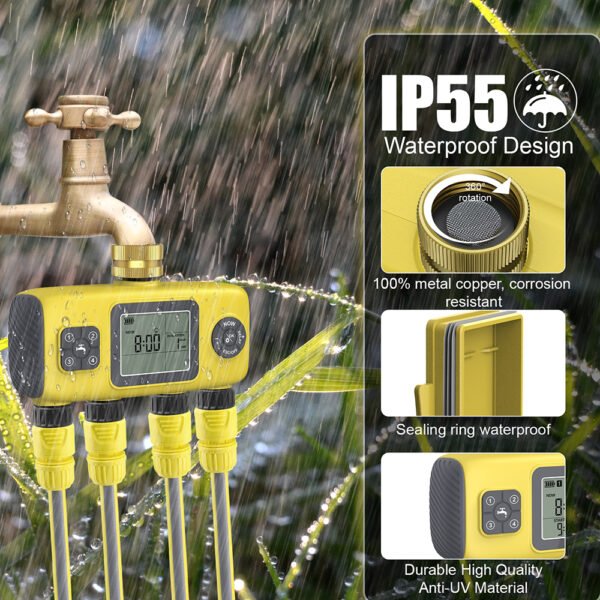4-way automatic Irrigation timer+SBT025 - 图片 7