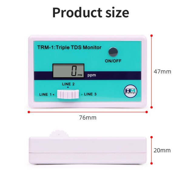 TRM-1 Three-Way TDS Tester+TDS037 - 图片 8