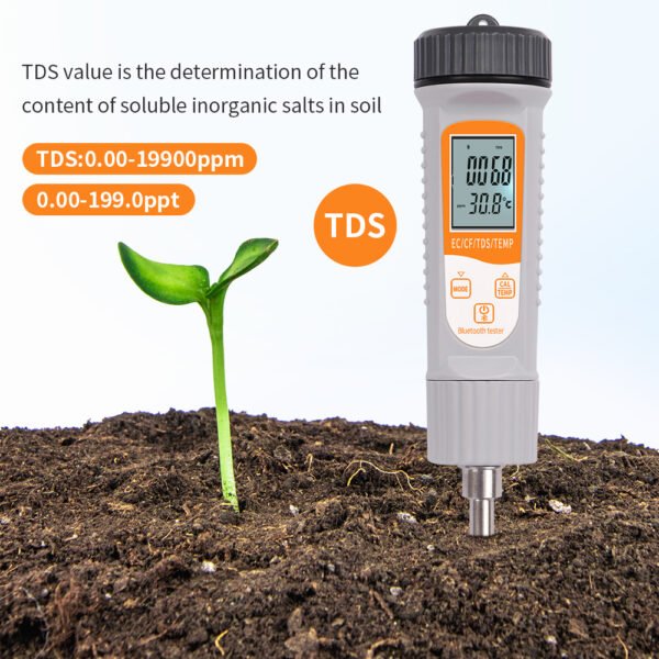 4 in 1 Soil Detector TDS EC CF Temp+BT761 - 图片 6