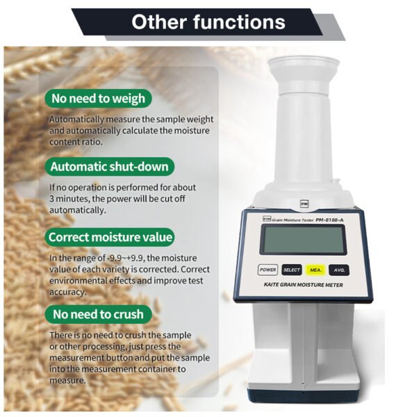 Grain Moisture Tester +HYT221 - 图片 8