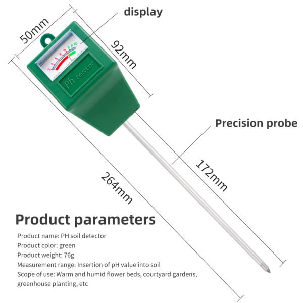 Soil PH Tester+ SPH024 - 图片 8