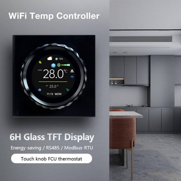 Color Screen WiFi Smart Control Room Thermostat +WH142 - 图片 7