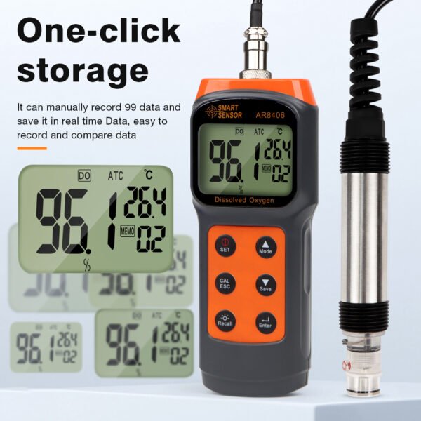 Hot Sale Portable Dissolved Oxygen Meter AR8406 - 图片 8